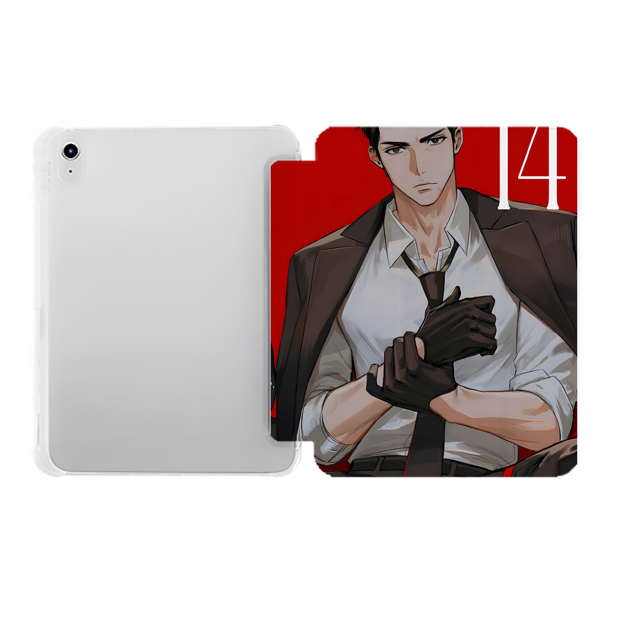 （画像用） SLAM DUNK／スラムダンク IPad ケース ペン収納付き 三つ折りスタンド PUレザー×シリコン 対応機種9.5/10.5/10.9インチ